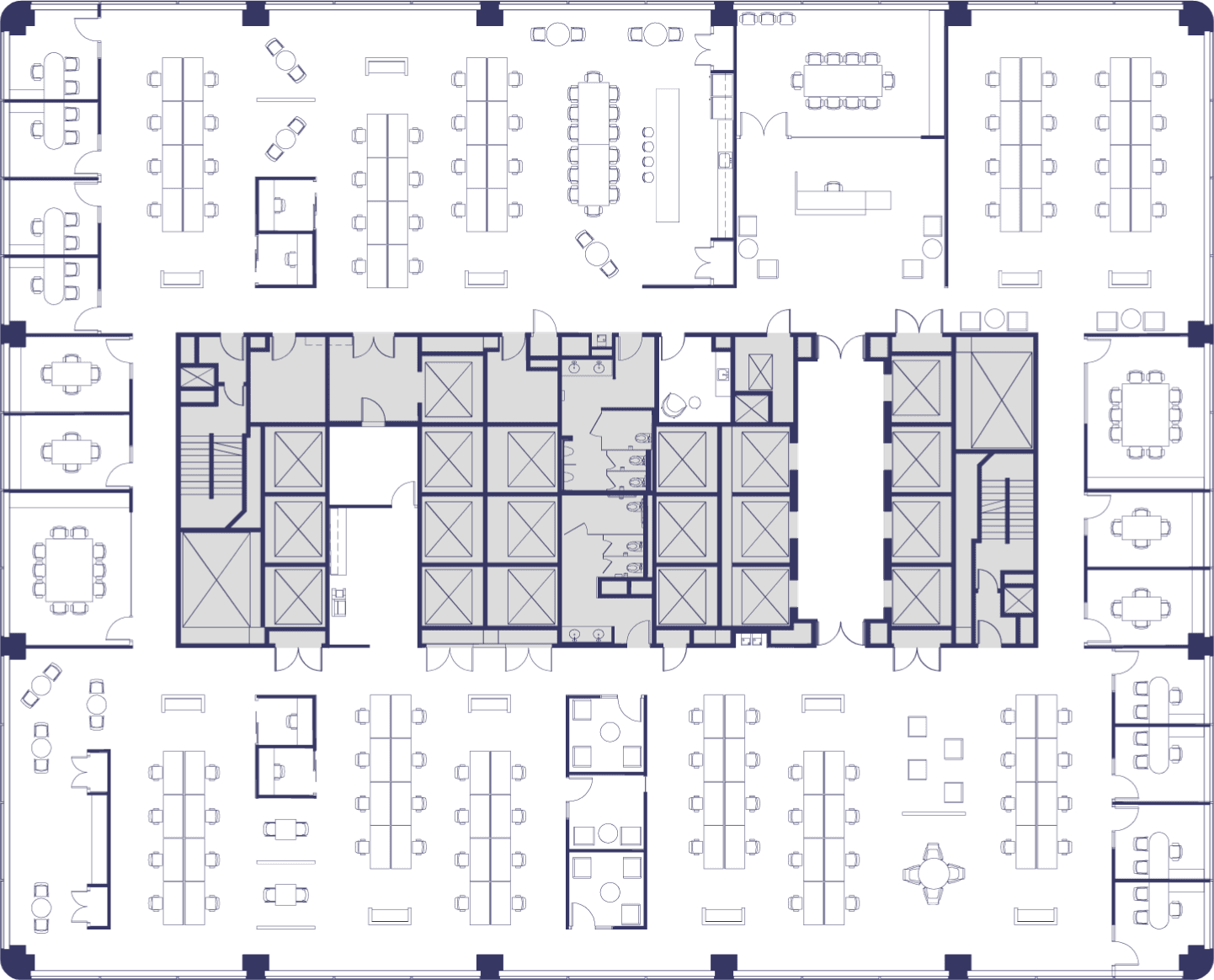 Floor 2,4,5,6 - Open Office