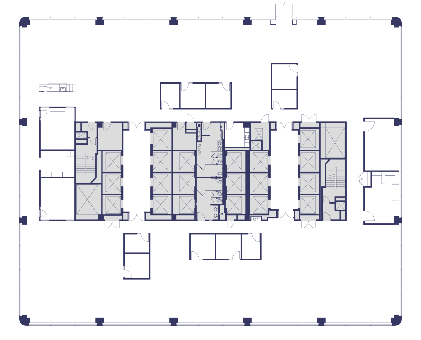 Floor 14 Suite 1400 As-Built Floor Plan