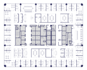 Floor 15 Suite 1500 Hypothetical Private Office Plan