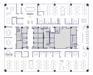 Floor 16 Suite 1600 Hypothetical Open Office Plan