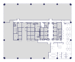 Floor 13 Suite 1320 As Built Floor Plan