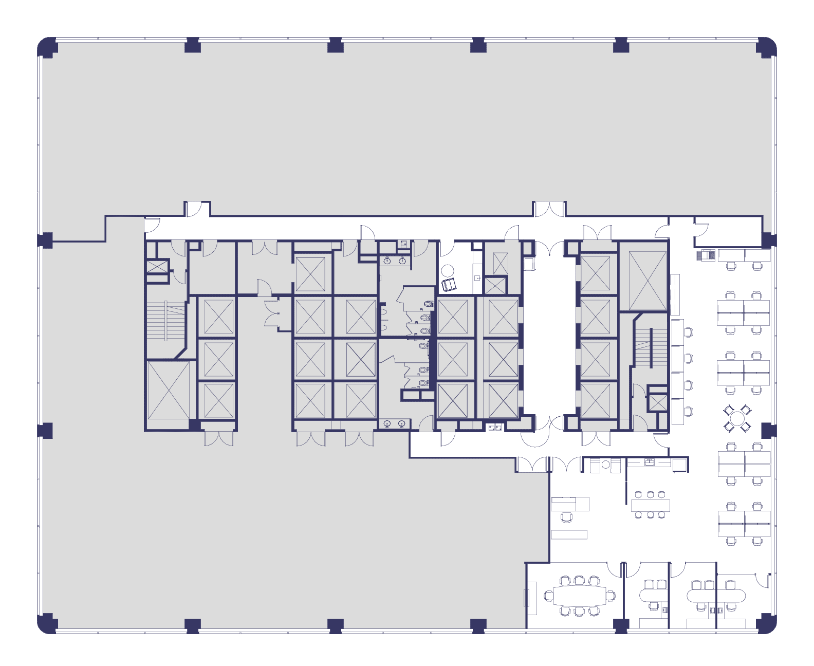 Floor 13 Suite 1320 As Built Floor Plan