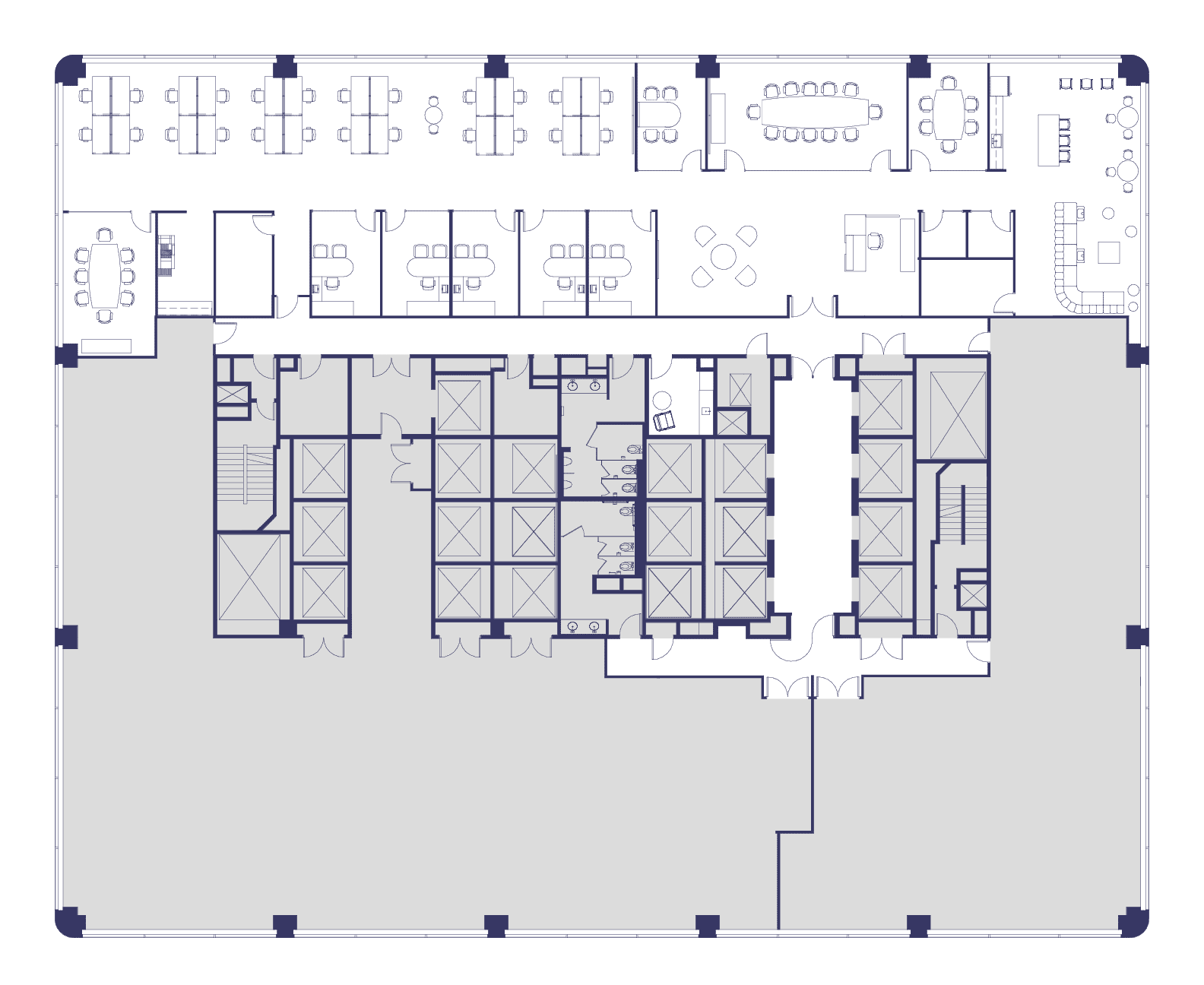 Floor 13 Suite 1300 As-built Floor Plan